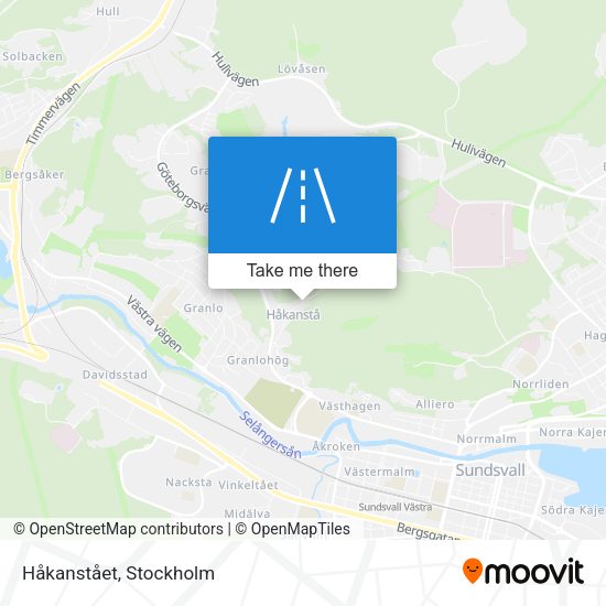Håkanstået map