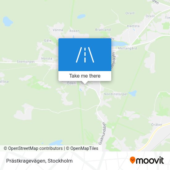 Prästkragevägen map