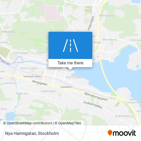 Nya Hamngatan map