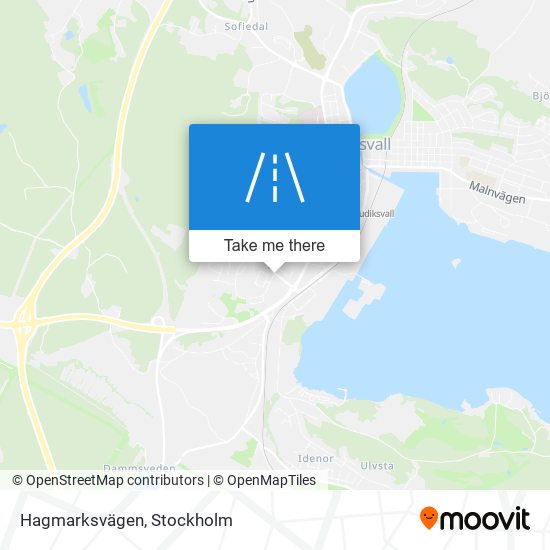 Hagmarksvägen map