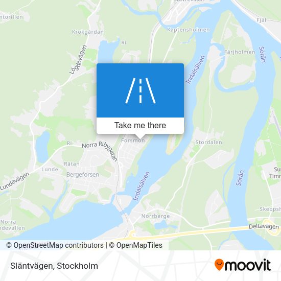Släntvägen map