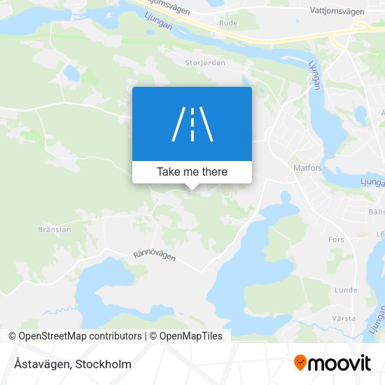 Åstavägen map