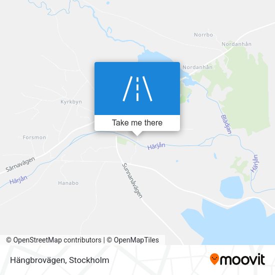 Hängbrovägen map