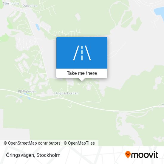 Öringsvägen map