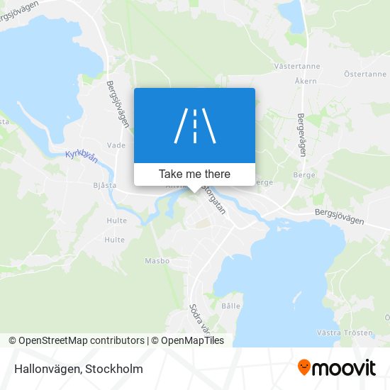 Hallonvägen map