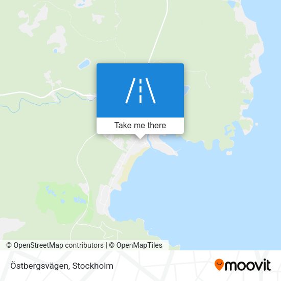 Östbergsvägen map