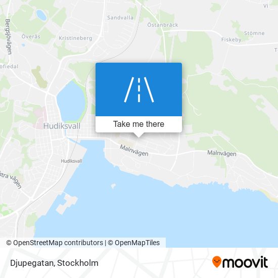 Djupegatan map