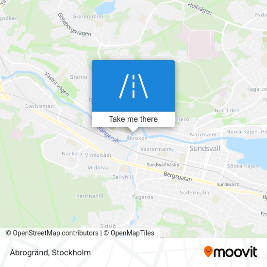 Åbrogränd map
