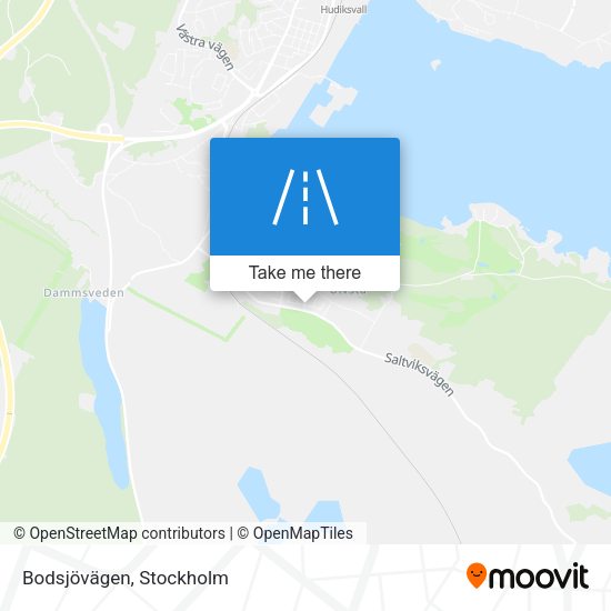 Bodsjövägen map