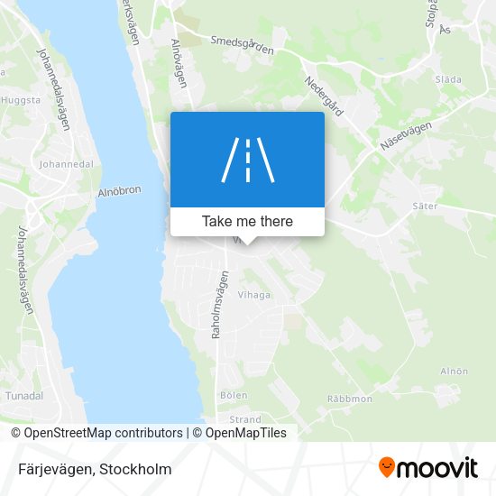 Färjevägen map