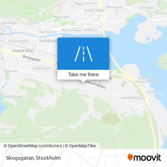 Skogsgatan map