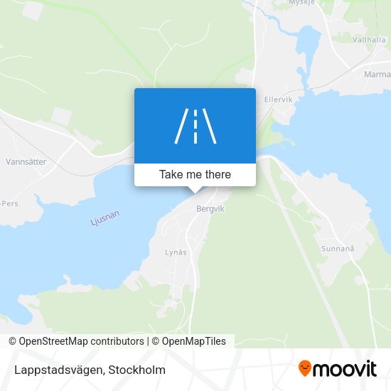 Lappstadsvägen map