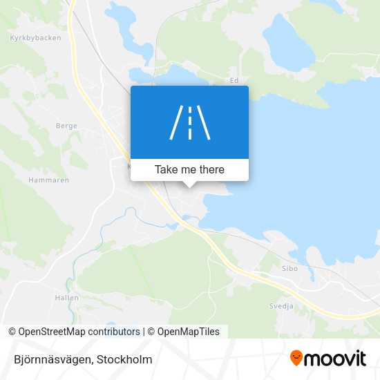 Björnnäsvägen map