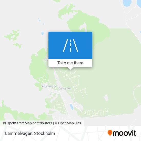 Lämmelvägen map