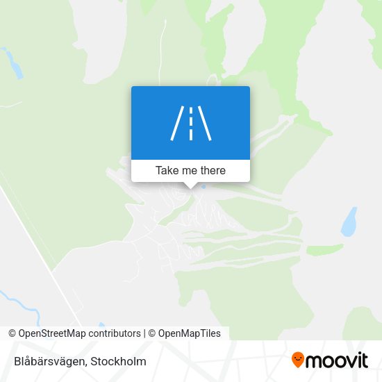 Blåbärsvägen map
