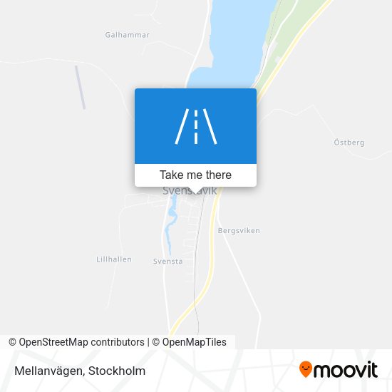 Mellanvägen map