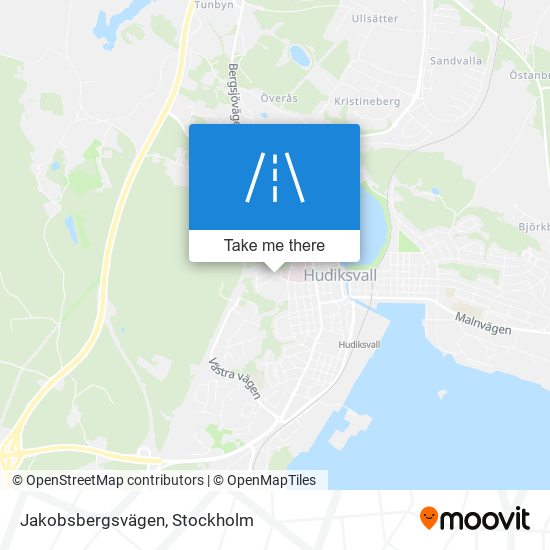 Jakobsbergsvägen map