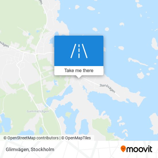 Glimvägen map