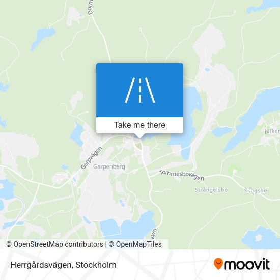 Herrgårdsvägen map