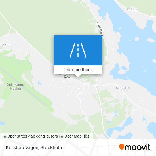 Körsbärsvägen map