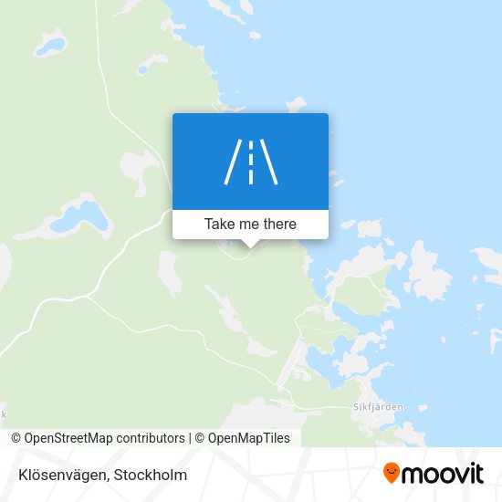 Klösenvägen map