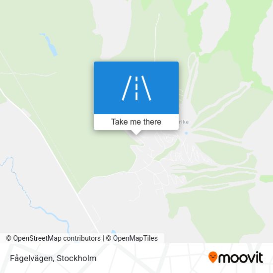 Fågelvägen map
