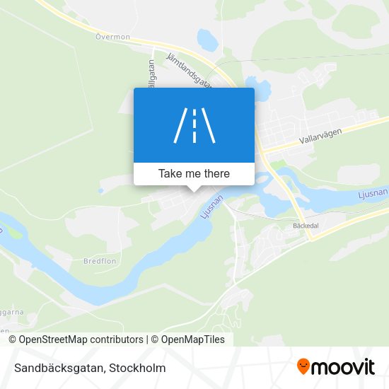 Sandbäcksgatan map
