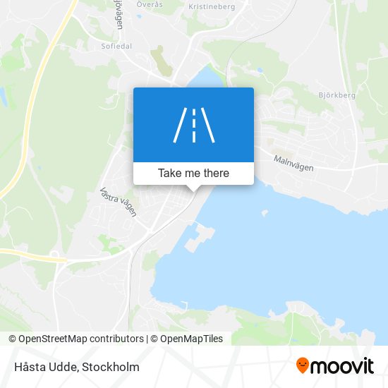 Håsta Udde map