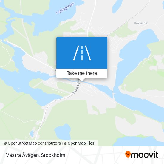 Västra Åvägen map