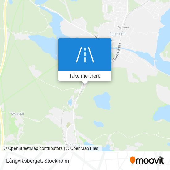Långviksberget map