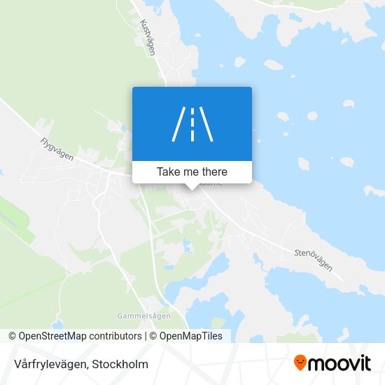 Vårfrylevägen map