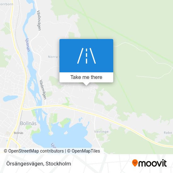 Örsängesvägen map