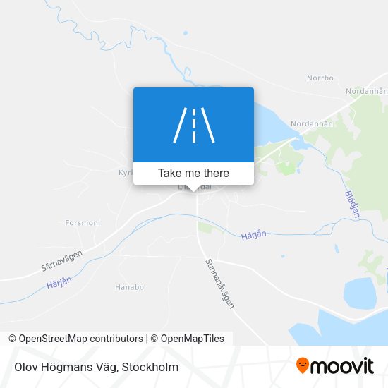Olov Högmans Väg map