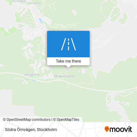 Södra Örnvägen map