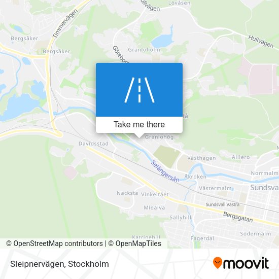 Sleipnervägen map