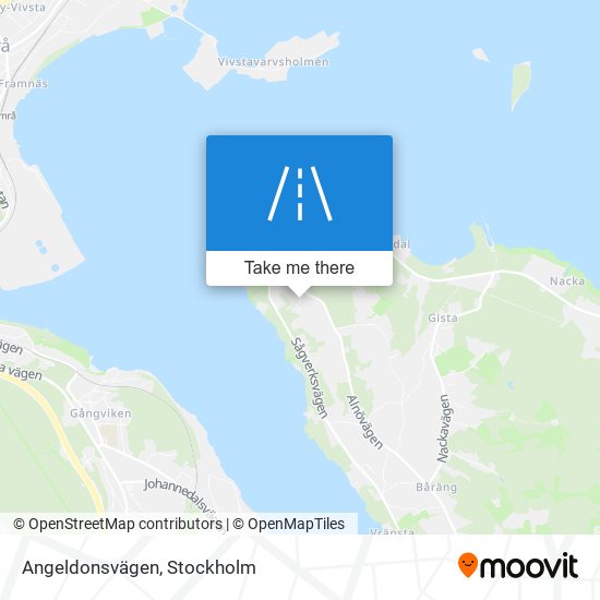 Angeldonsvägen map