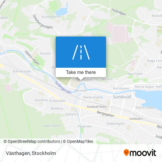 Västhagen map