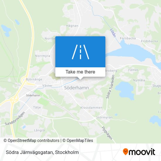 Södra Järnvägsgatan map