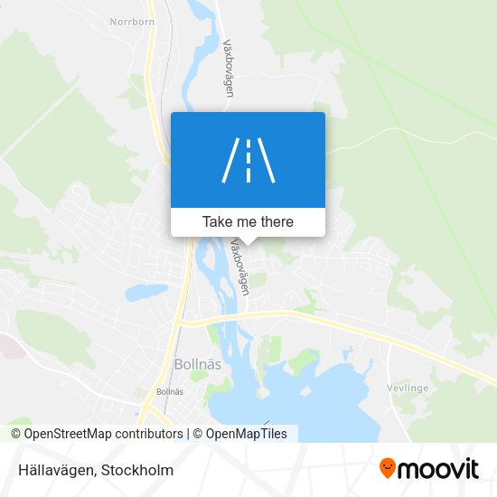 Hällavägen map