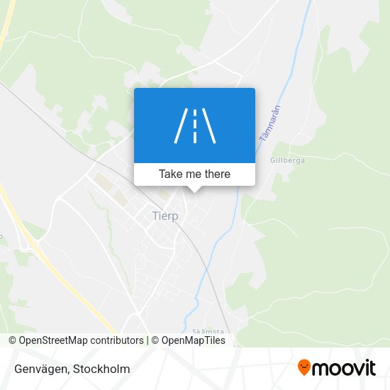 Genvägen map