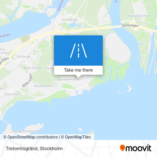 Tretomtsgränd map