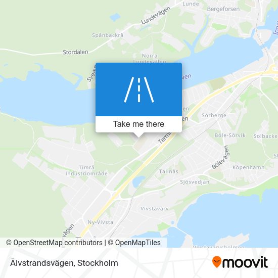 Älvstrandsvägen map