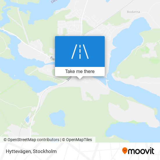 Hyttevägen map