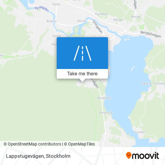 Lappstugevägen map