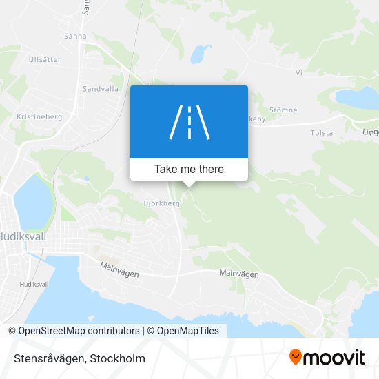 Stensråvägen map