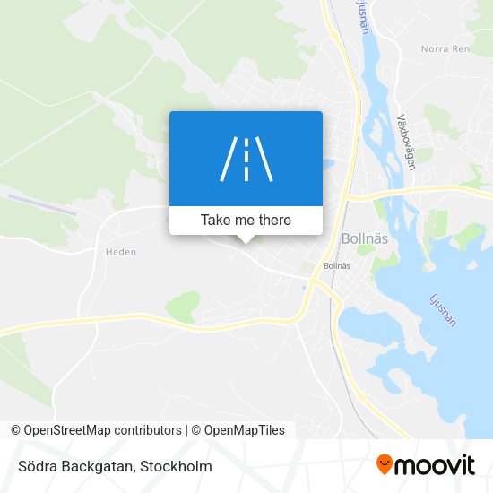 Södra Backgatan map
