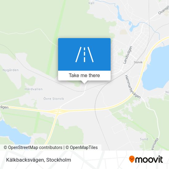 Kälkbacksvägen map