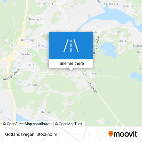 Gotlandsvägen map