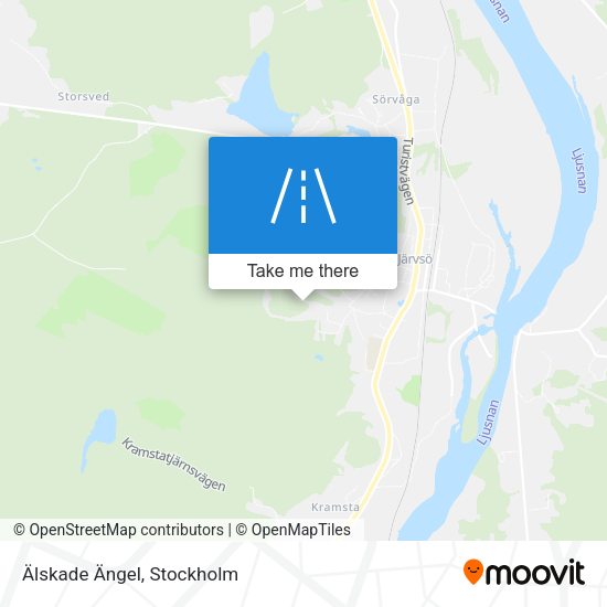Älskade Ängel map