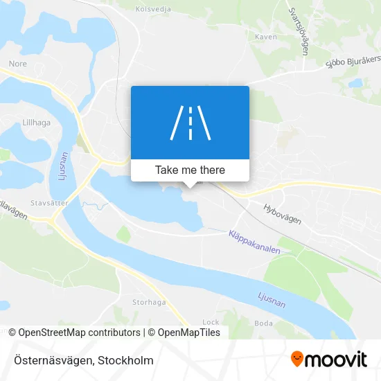 Östernäsvägen map